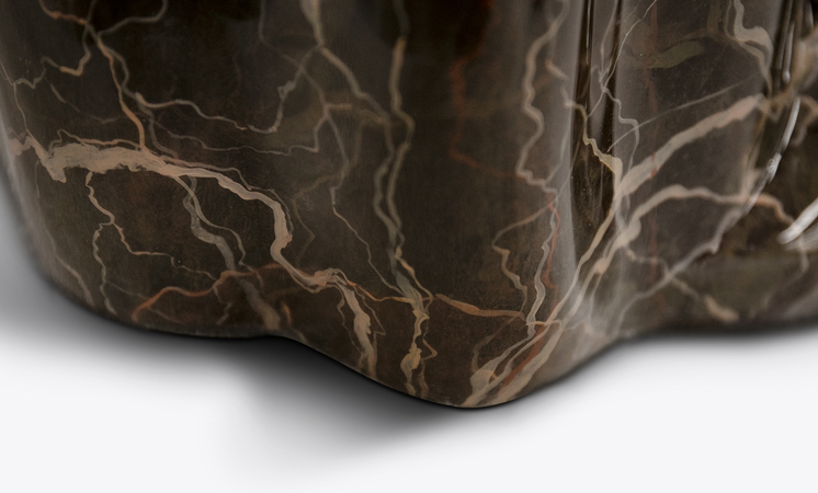 0-038 Монохромный коричневый столик из искусственного мрамора Boca Do Lobo  - Вид №16