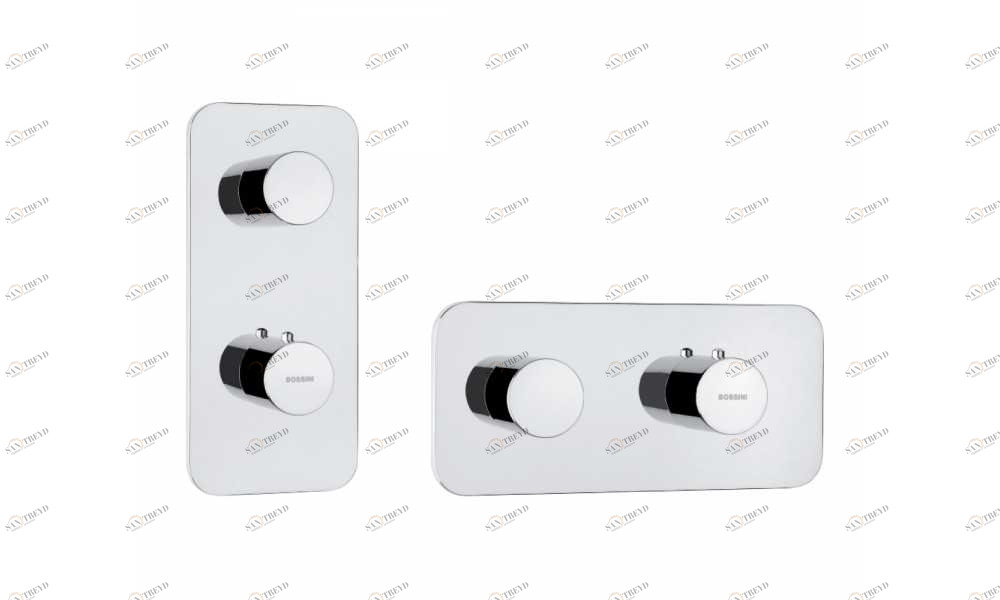 Z031202 + Z030204 000 Смеситель & запорный кран Oki 1 Outlet LP BOSSINI 