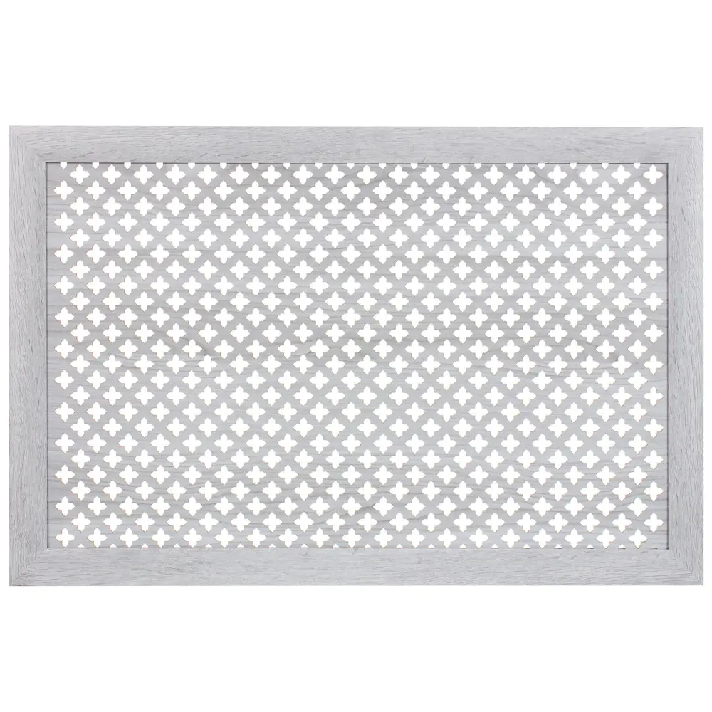 ЛАЙТ Экран «Готико» для радиатора 90×60 см в стиле дуб серый 18732787 STLM-1015045