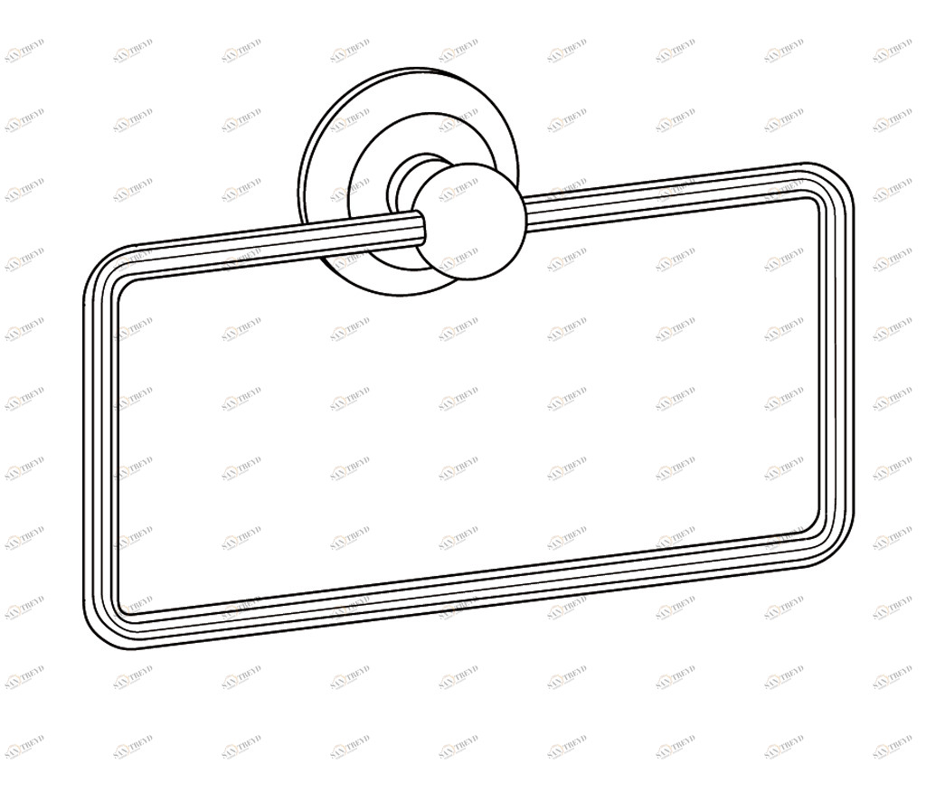 C38-511 C38-511 Держатель для полотенец настенный АЛИЗЕ СИСЕЛЕ Cristal & Bronze ALIZÉ CISELÉ 