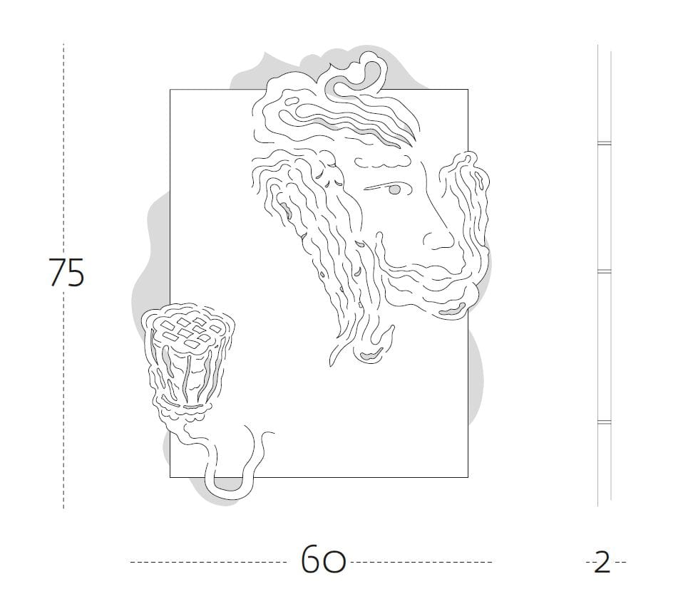 Алюминиевый гобелен altreforme The Hunt ARCH-00050632 - Вид №3