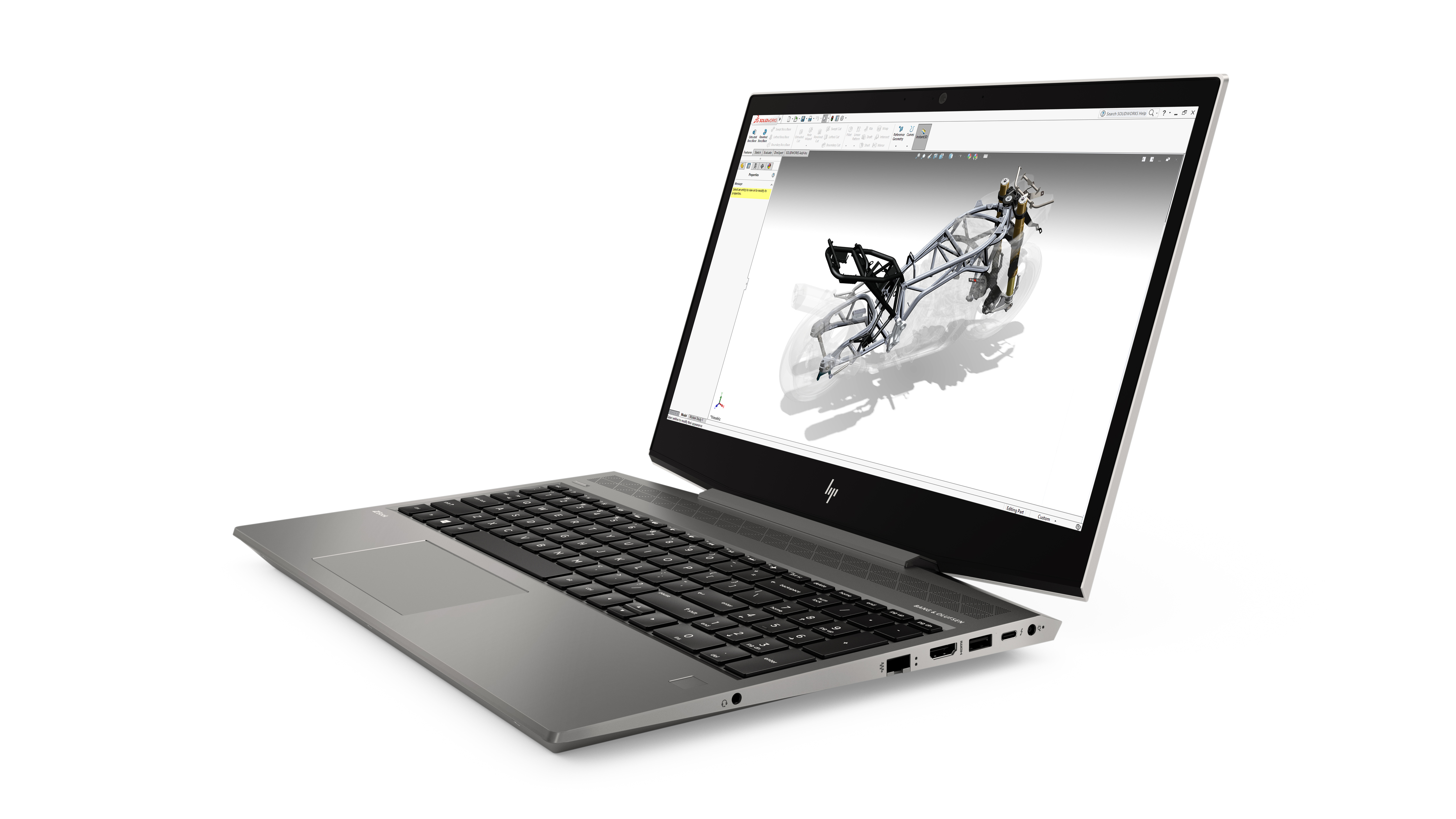 4QH58EA#ACB zbook 15v g5 15.6"(1920x1080)/intel core i5 8400h(2.5ghz)/8192mb/256ssdgb/nodvd/ext:nvidia quadro p600/70whr/war 1y/2.16kg/silver/dos HP Santreyd  - Вид №4