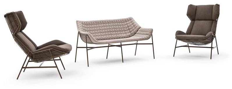 Varaschin 2-местный тканевый садовый диван Summer set sun-id-1490228 - Вид №1