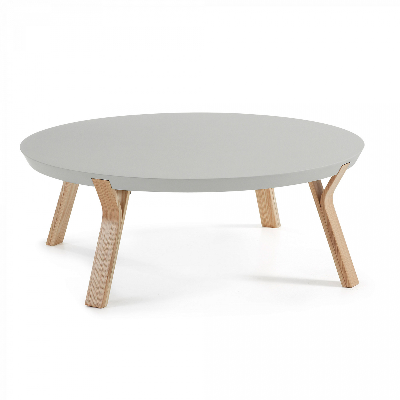 073373 Журнальный столик Solid светло-серый La Forma Dilos  - Вид №2