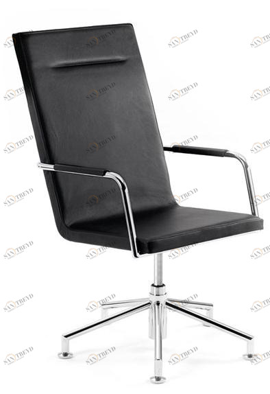 Spiegels Кожаное кресло на 5 спиц с высокой спинкой для залов ожидания .roan sun-id-1357831