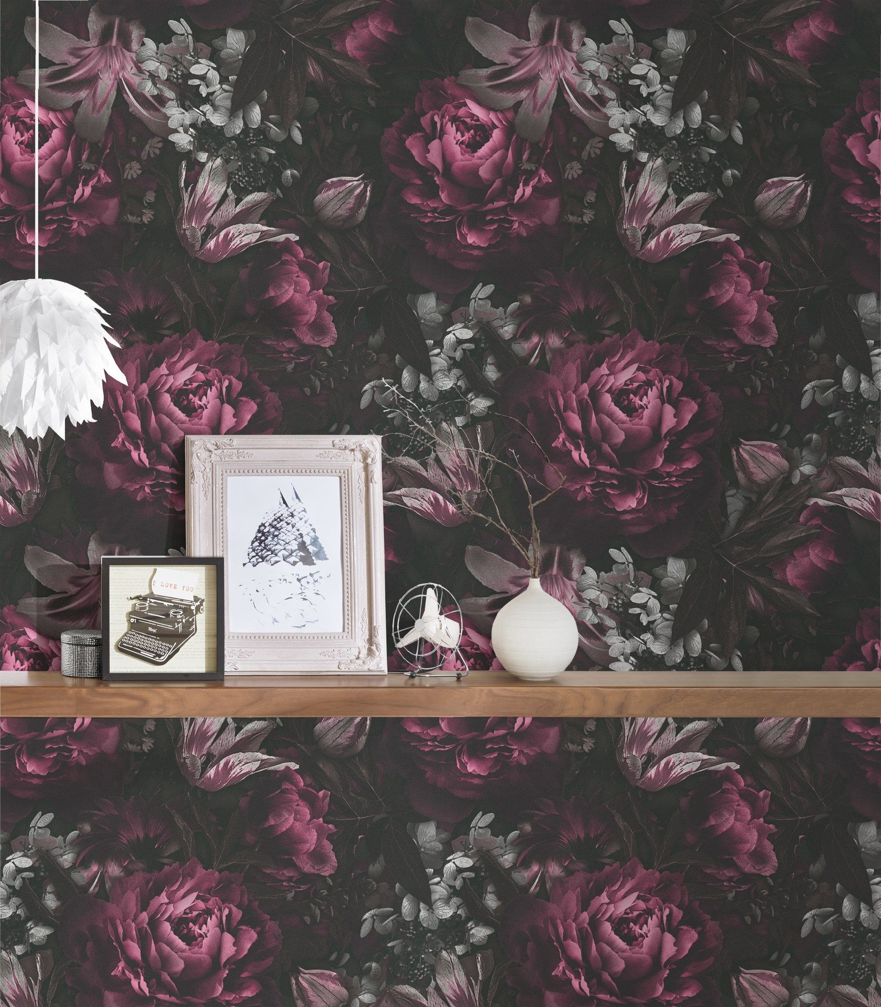 Атласные обои с цветочными узорами Architects Paper Pint Walls ARCH-00089008 - Вид №11