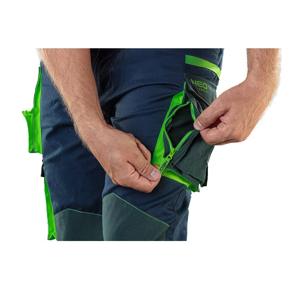Брюки рабочие Neo Tools Premium темно-синие/зеленые размер S рост 175-178 STLM-2199268 - Вид №2