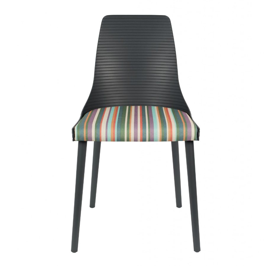 Стул Olivia, темно-серый White Label Living 1100357 - Вид №2