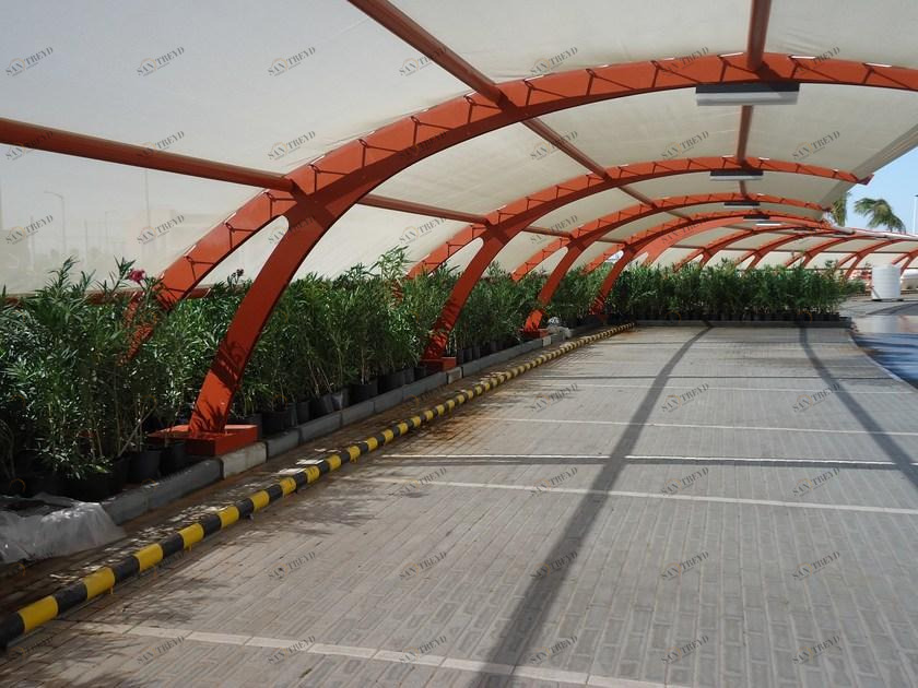 Capoferri Serramenti Металлический навес с освещением для парковочного места sun-id-1503484