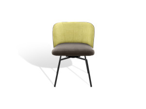 Мягкий стул с крестообразной рамой