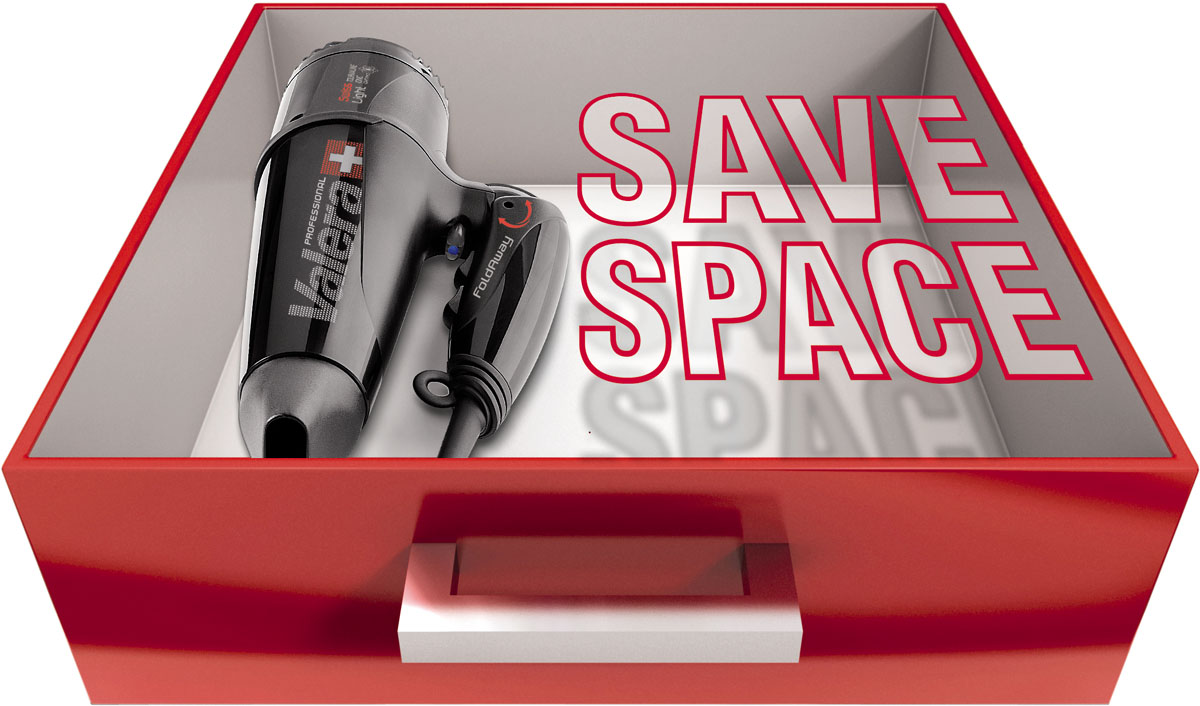 Valera Swiss Light 5400 Fold Away Ionic TF Mod.SL 5400 TF - 2000 Вт - Сверхлегкий фен со складной ручкой и ионным генератором. 55605027  - Вид №1