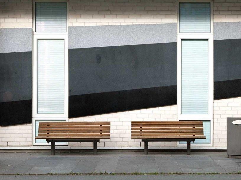 VESTRE Скамья из стали и дерева со спинкой Urban sun-id-1457898 - Вид №5