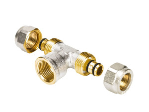 Латунный женский тройник для затяжки