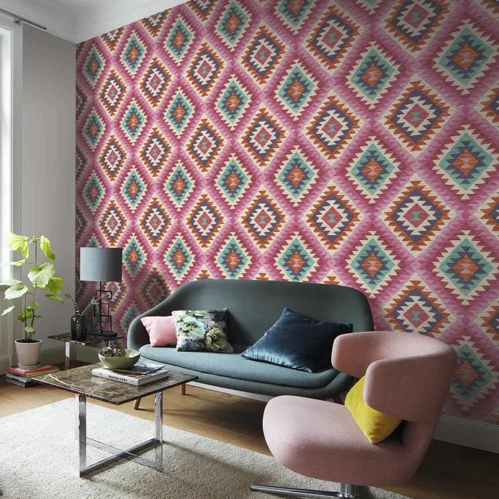 Обои флизелиновые Rasch Barbara Home Collection красные 0.53 м 527445 STLM-2179573 - Вид №4