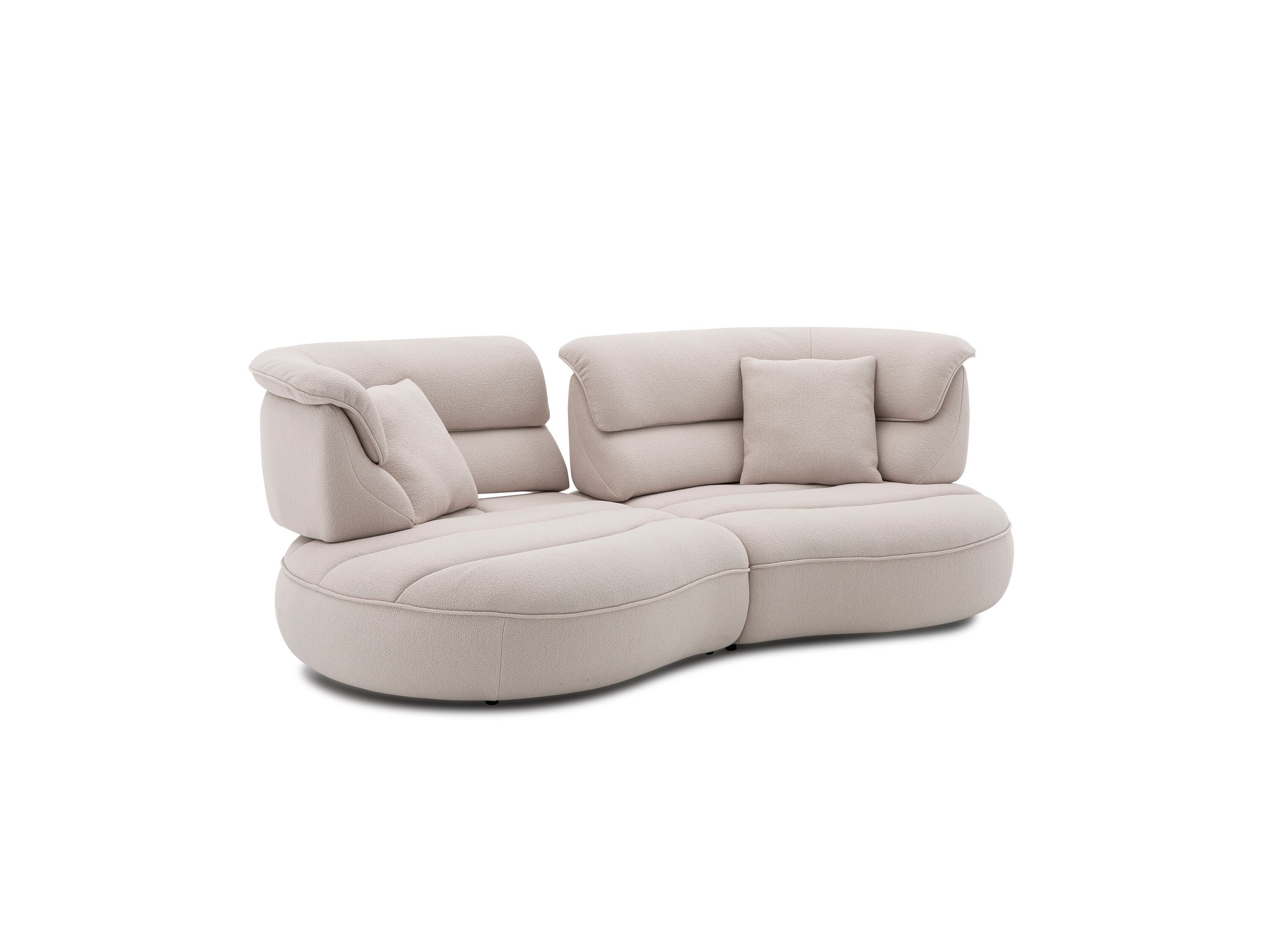 Модульный угловой диван из ткани CAMPO DE' FIORI SHROOM ARCH-00028651 - Вид №7