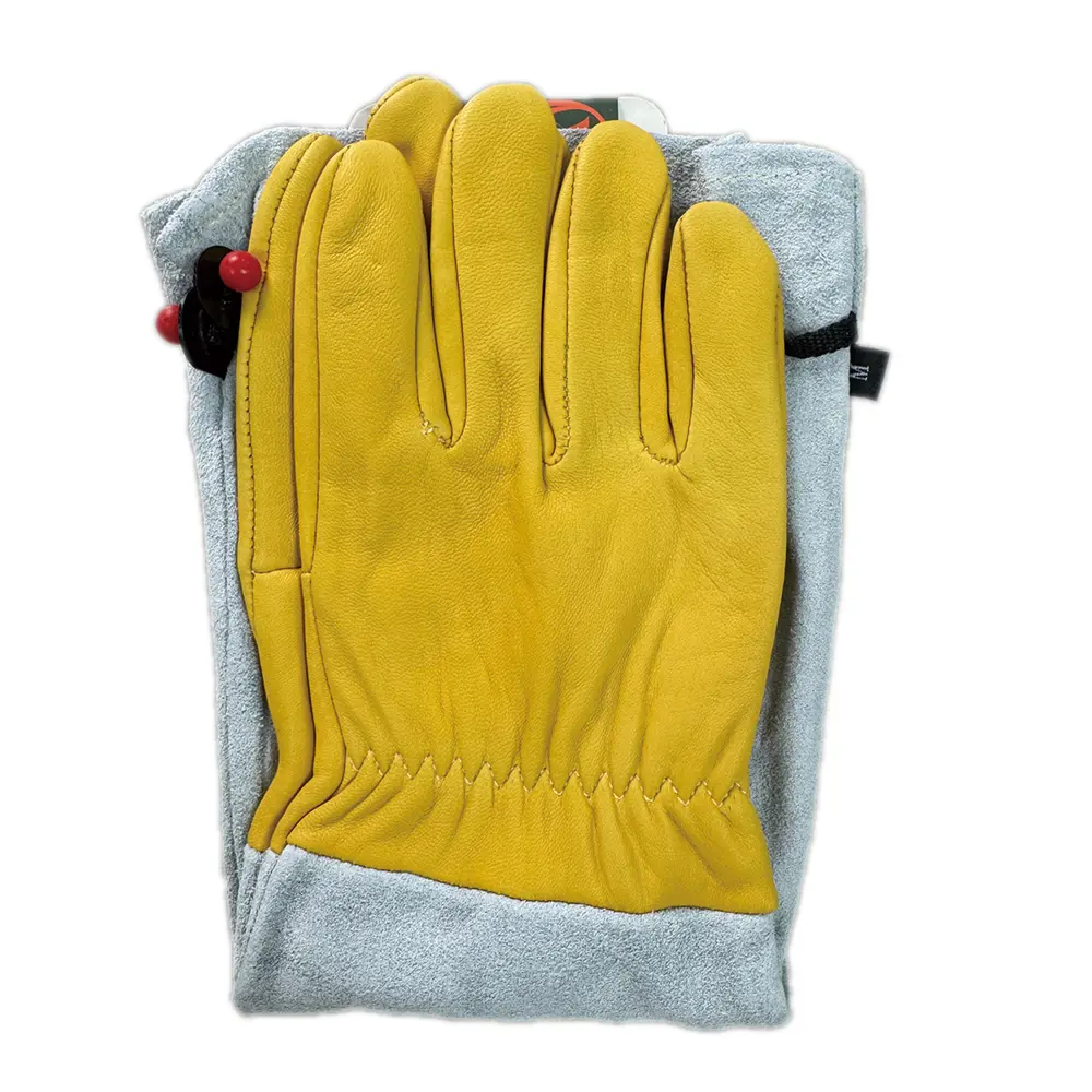 Перчатки кожаные удлиненные Gl24035 размер M цвет желтый Santreyd STLM-2185782