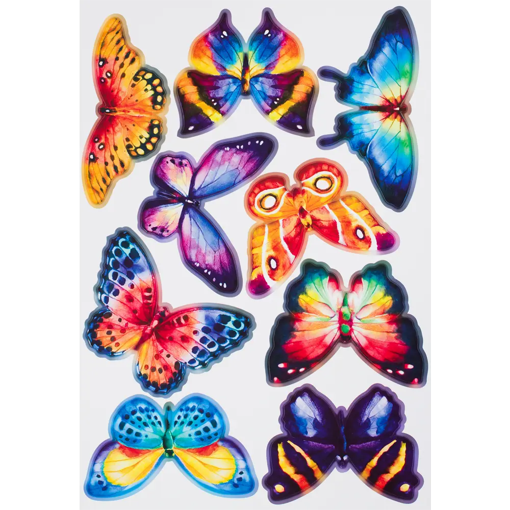 Наклейка «Акварельные бабочки» Декоретто S Santreyd STLM-2161146