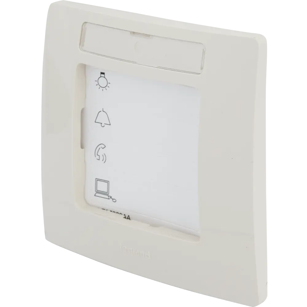 Рамка для розеток и выключателей Legrand Etika 1 пост, цвет слоновая кость STLM-2205658 - Вид №1