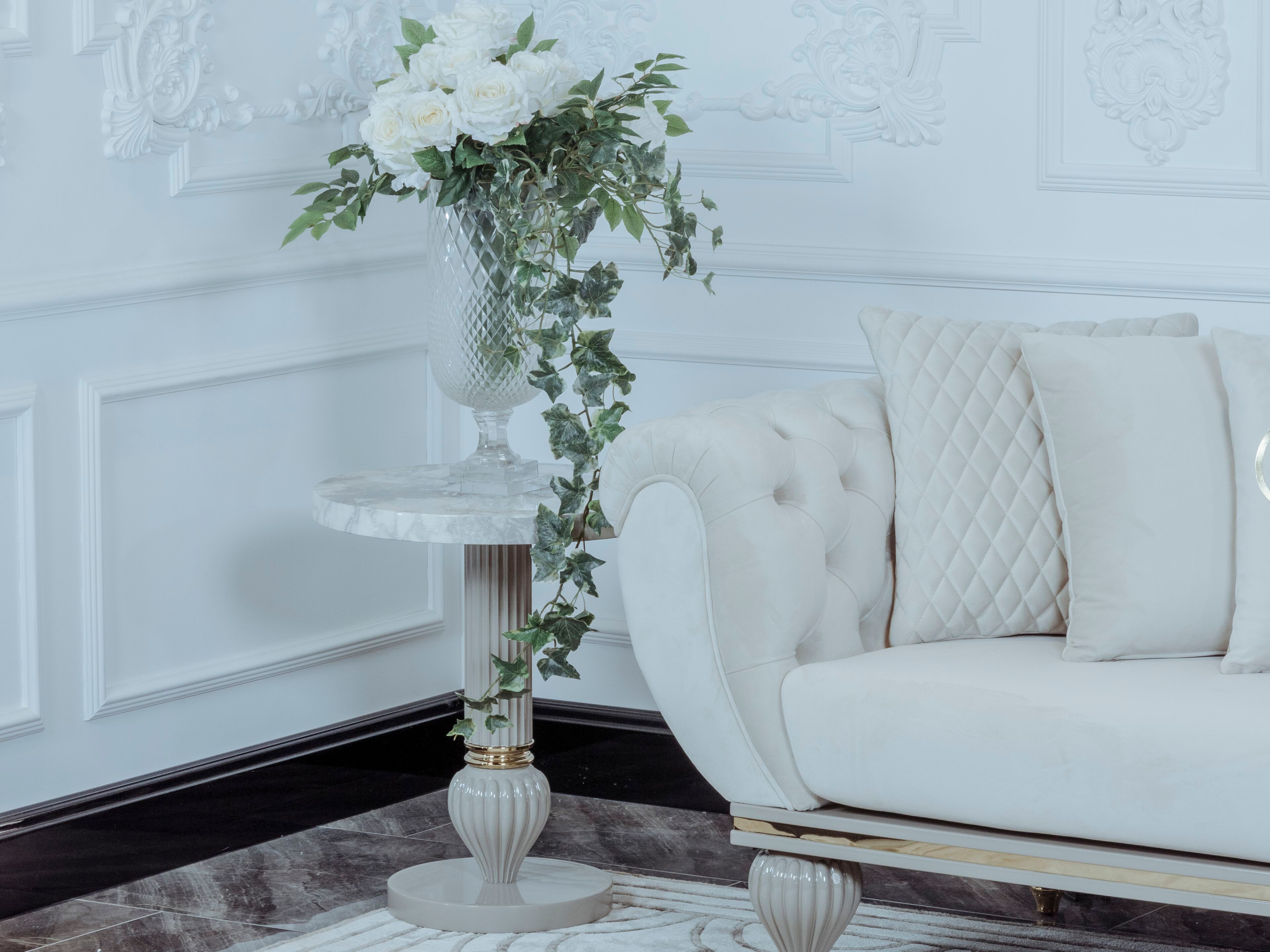 Круглый журнальный столик Zebrano Elsiyum ARCH-00129218 - Вид №1