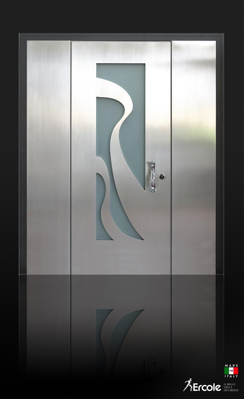 Ercole Бронированная распашная дверь из алюминия и стекла sun-id-1376622 - Вид №1