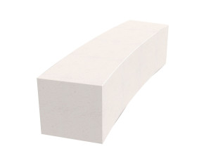 Бетонная секционная скамья без спинки