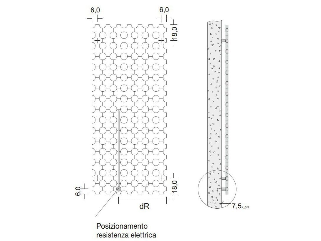 Настенный алюминиевый вертикальный полотенцесушитель Tubes Elements ARCH-00125289 - Вид №3