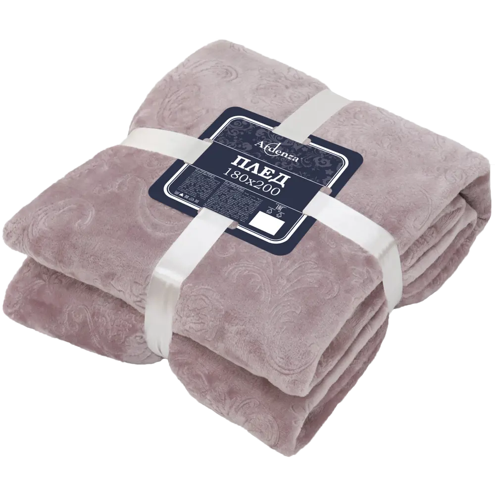 Плед «Lite Wisp» 180x200 см фланель цвет сиреневый Santreyd STLM-2167232