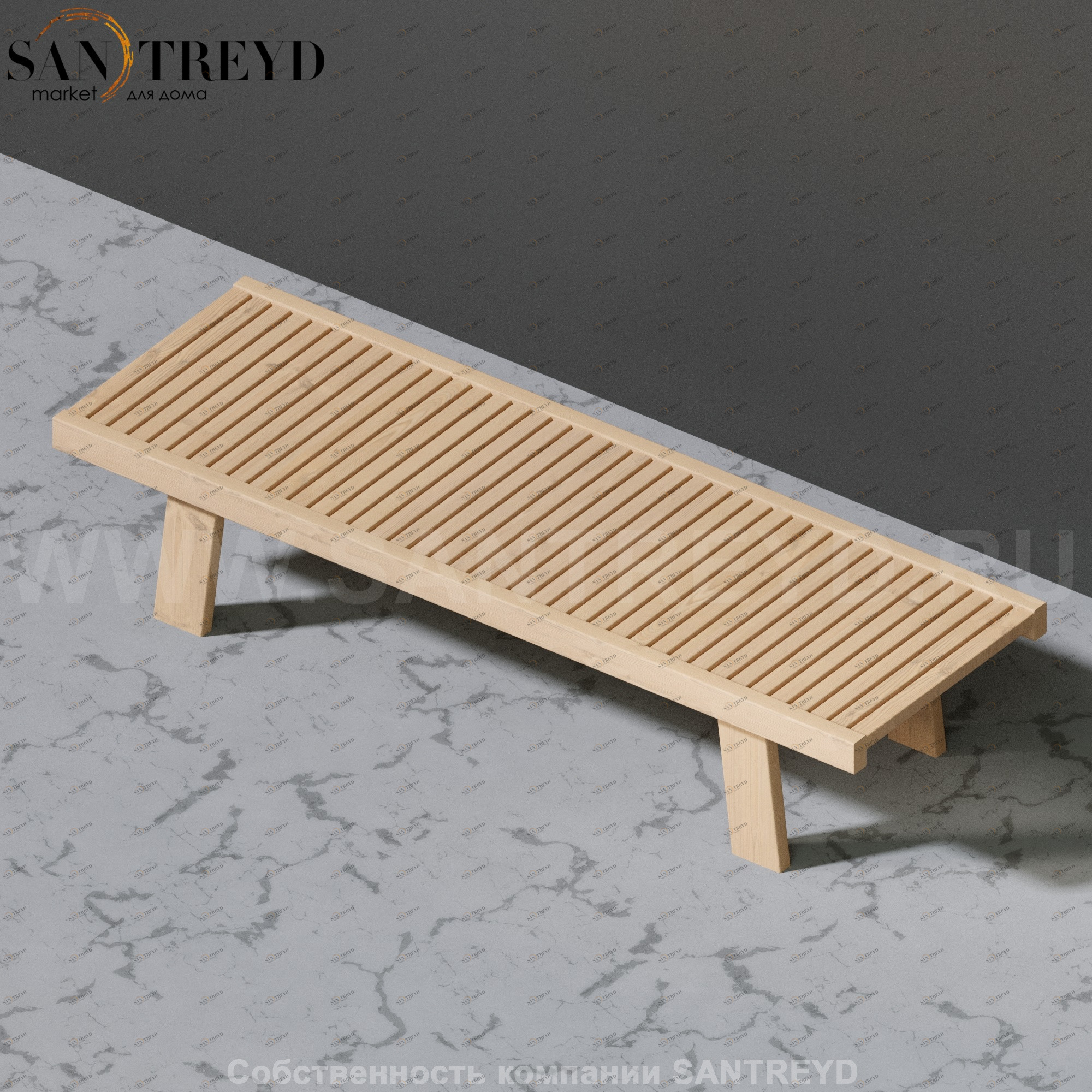 Effegibi BODYLOVE Лежак из канадского хемлока AR20150030