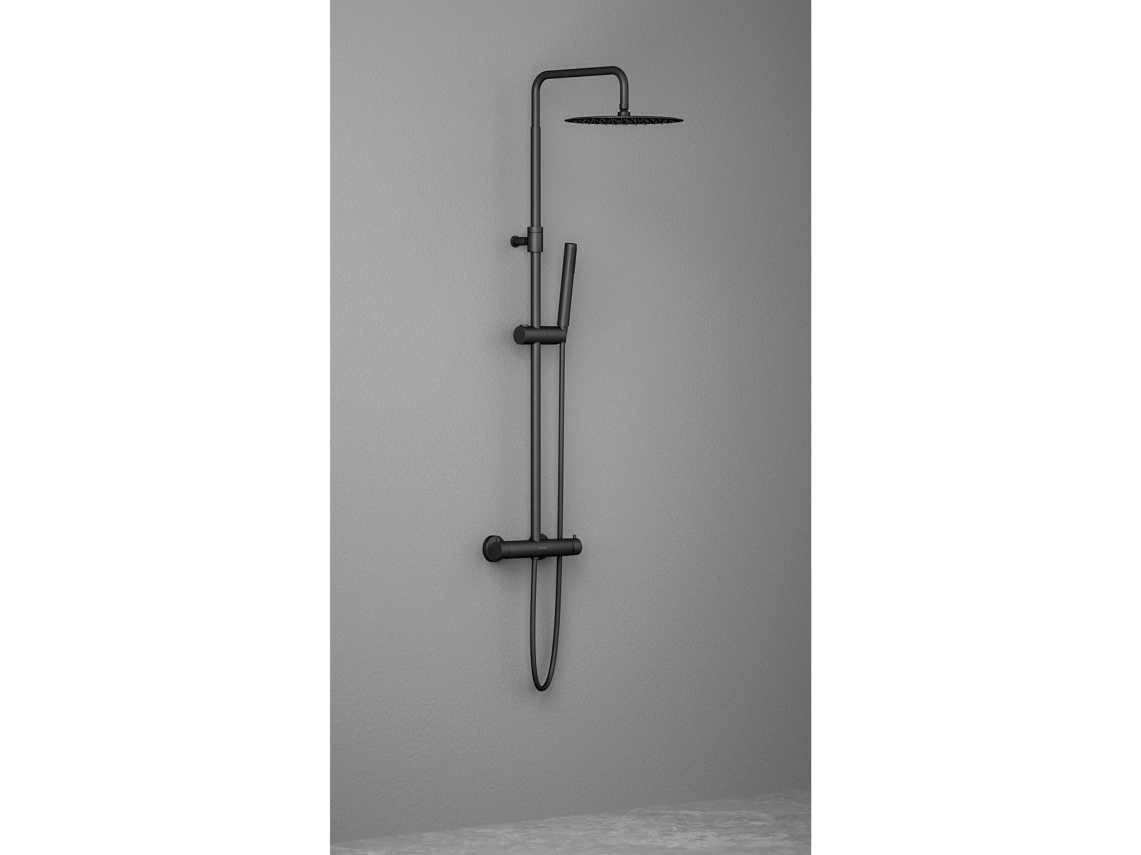 Термостатическая настенная душевая колонна с ручным душем GUGLIELMI RUBINETTERIE BD31410 ARCH-00100986 - Вид №3