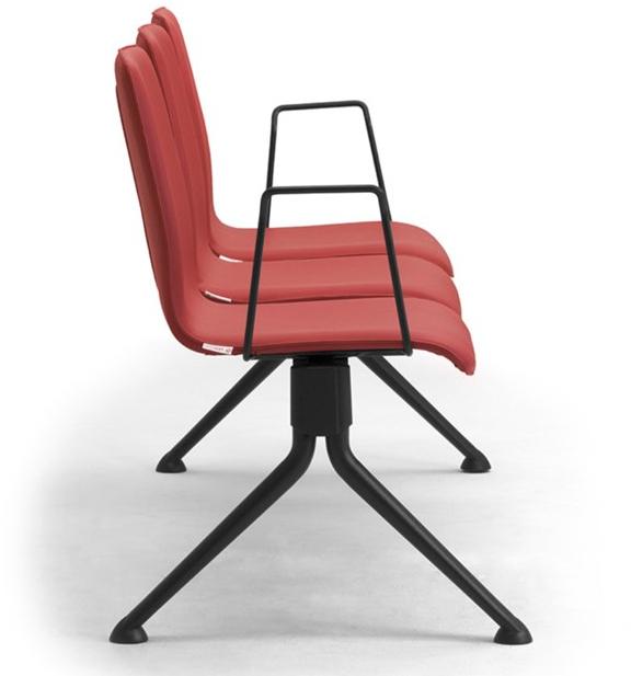 Leyform Сиденье на стальной и кожаной перекладине с подлокотниками Zerosedici sun-id-1415784 - Вид №2