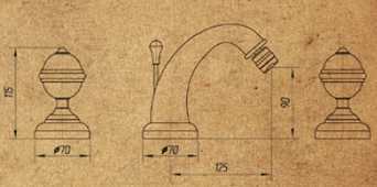 27200 Смеситель Migliore Cristalia Swarovski  - Вид №1