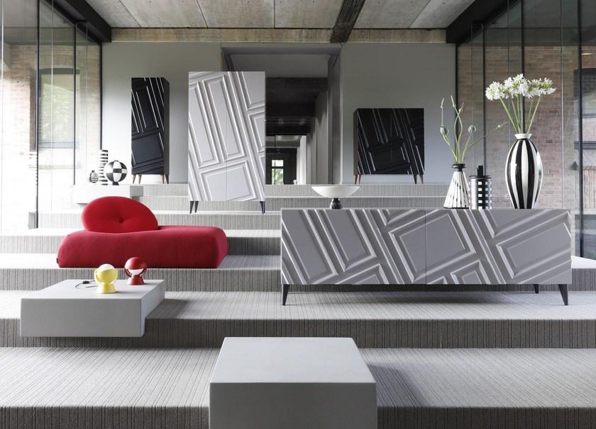 Roche Bobois Буфет из лакированной мдф с распашными дверцами Astragale sun-id-1439348 - Вид №2