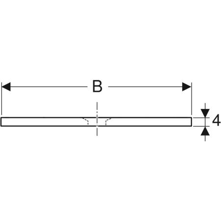 550.765.00.1 Прямоугольный душевой поддон Geberit Olona Geberit  - Вид №4