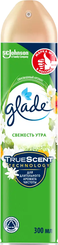 Glade Свежесть утра - аэрозольный освежитель с нежным ароматом 82454640