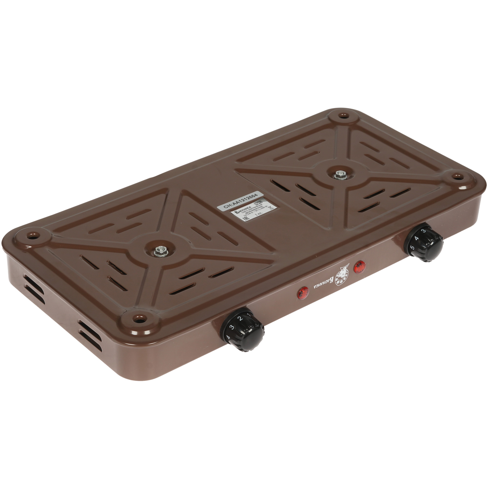 8124529 Плита компактная электрическая ВАСИЛИСА ВА-903 коричневый STDN-0075498 - Вид №3