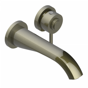 U4B-6541B Trim only for Built-in basin mixer with spout (two x 1/2'' inlets and one 1/2'' outlet), without waste Thg-paris Diplomate с проточенными кольцами Бронза