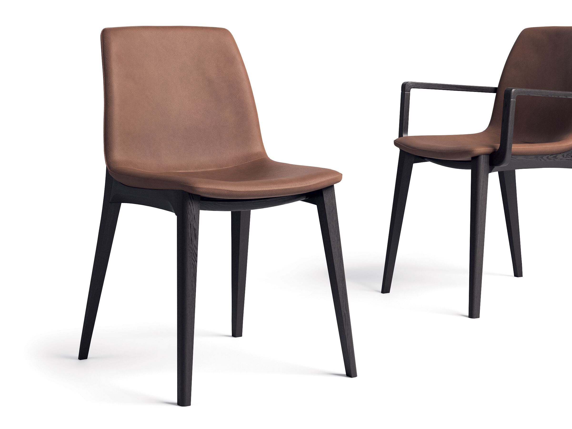 Кожаный мягкий стул Kico Living Complements ARCH-00032645