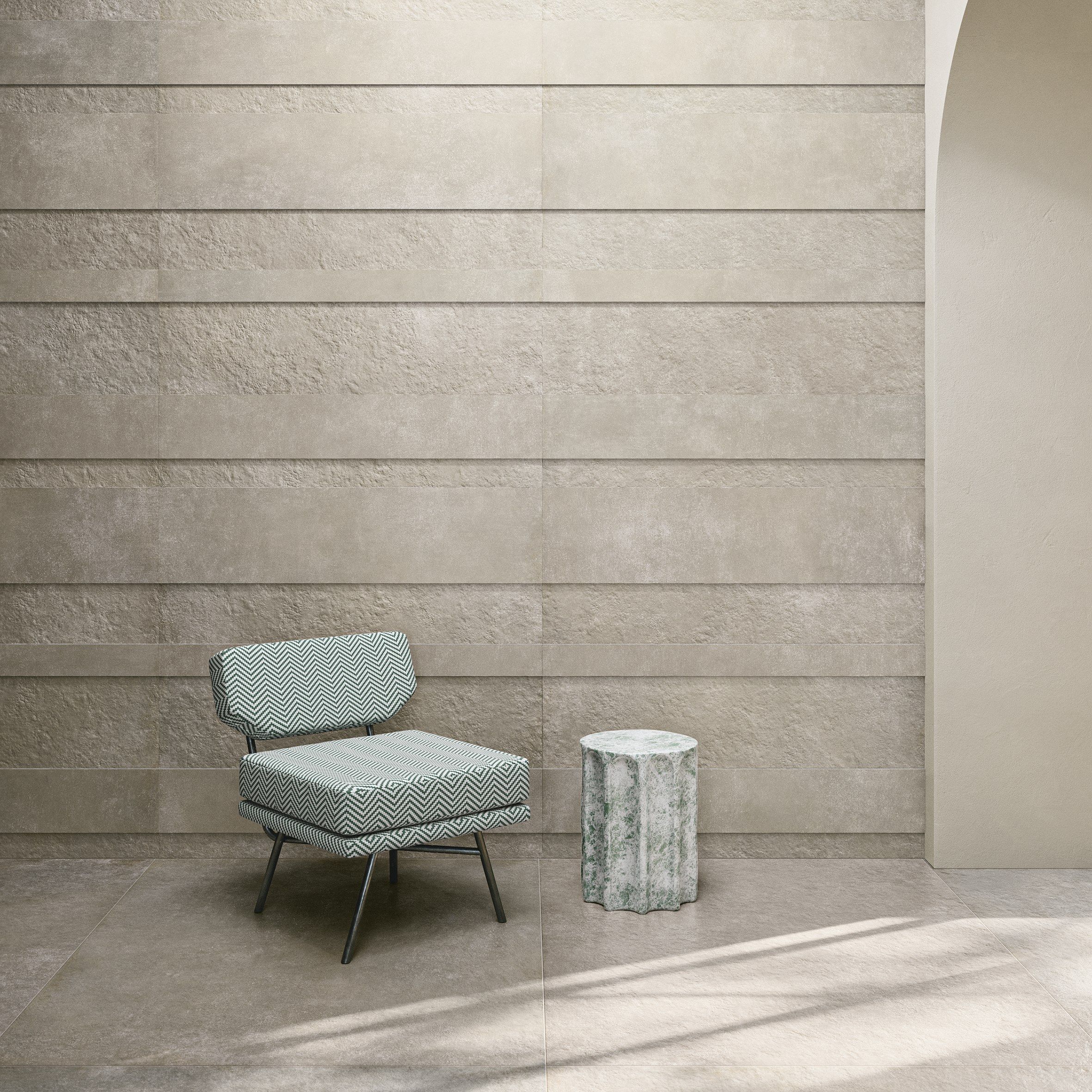 Пол / облицовка керамогранита для внутреннего и наружного применения с эффектом цемента Ceramiche Refin Concrete Look ARCH-00090871 - Вид №6