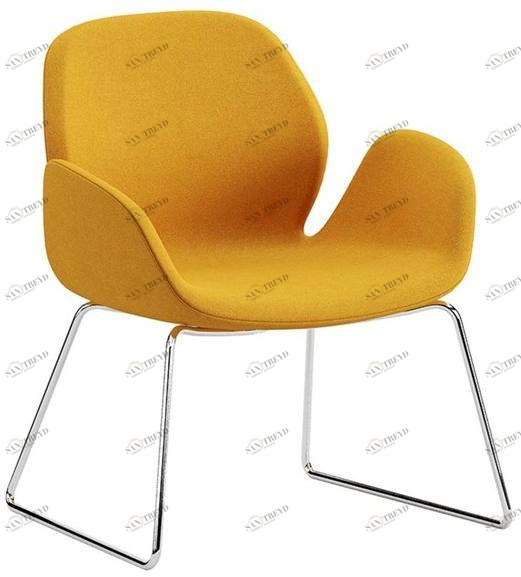 Ersa Тканевый стул на санках с подлокотниками Magnolia sun-id-1454076