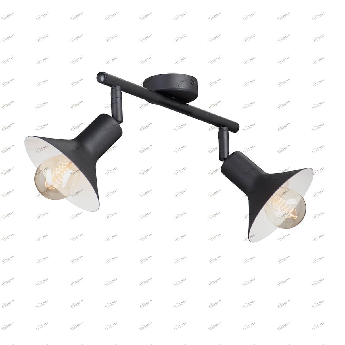 Спот потолочный черный Vitaluce V4807-1/2PL VITALUCE  00-3926726 Черный 