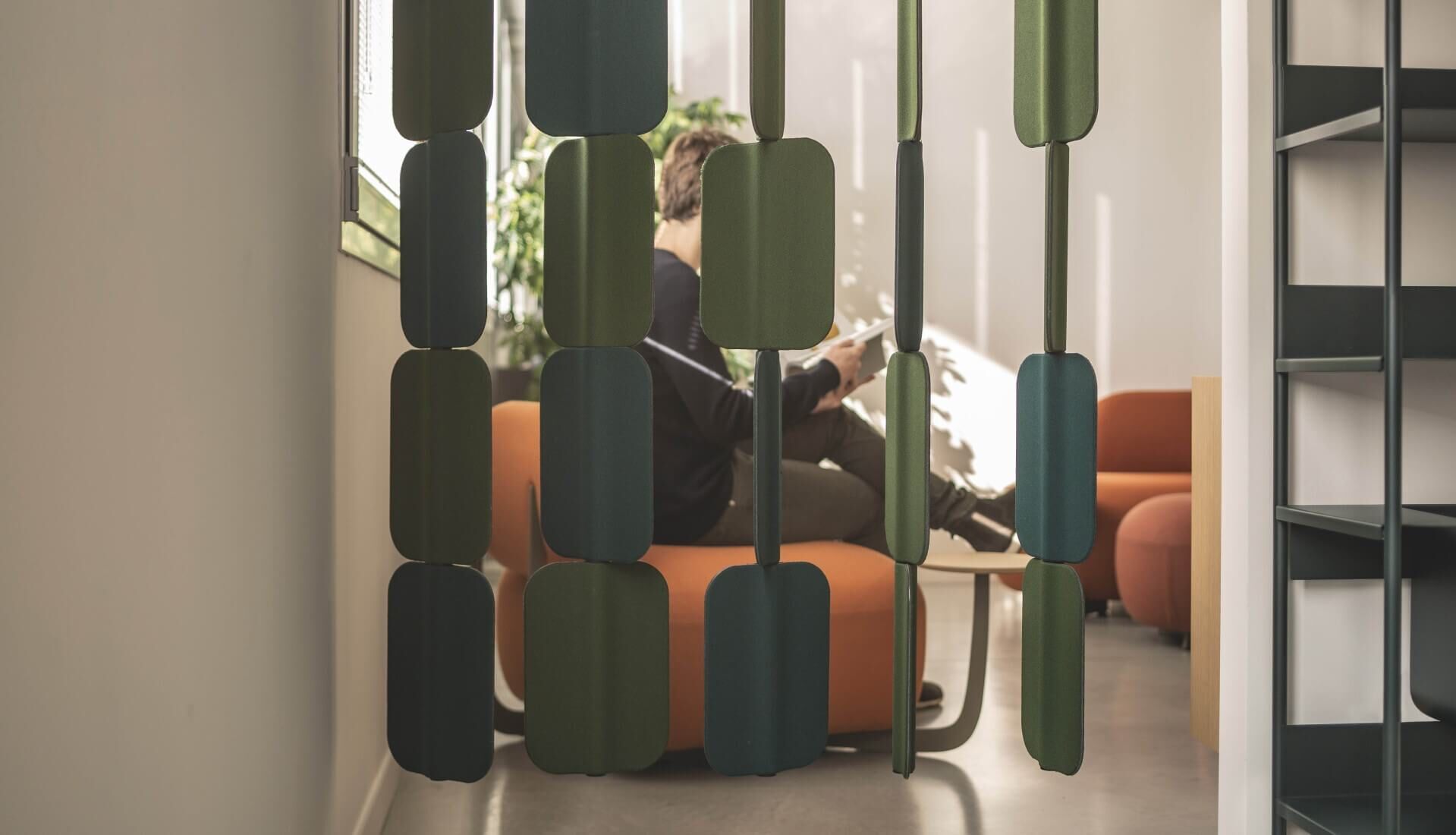 Подвесная перегородка из ткани True Design патч ARCH-00150598 - Вид №7