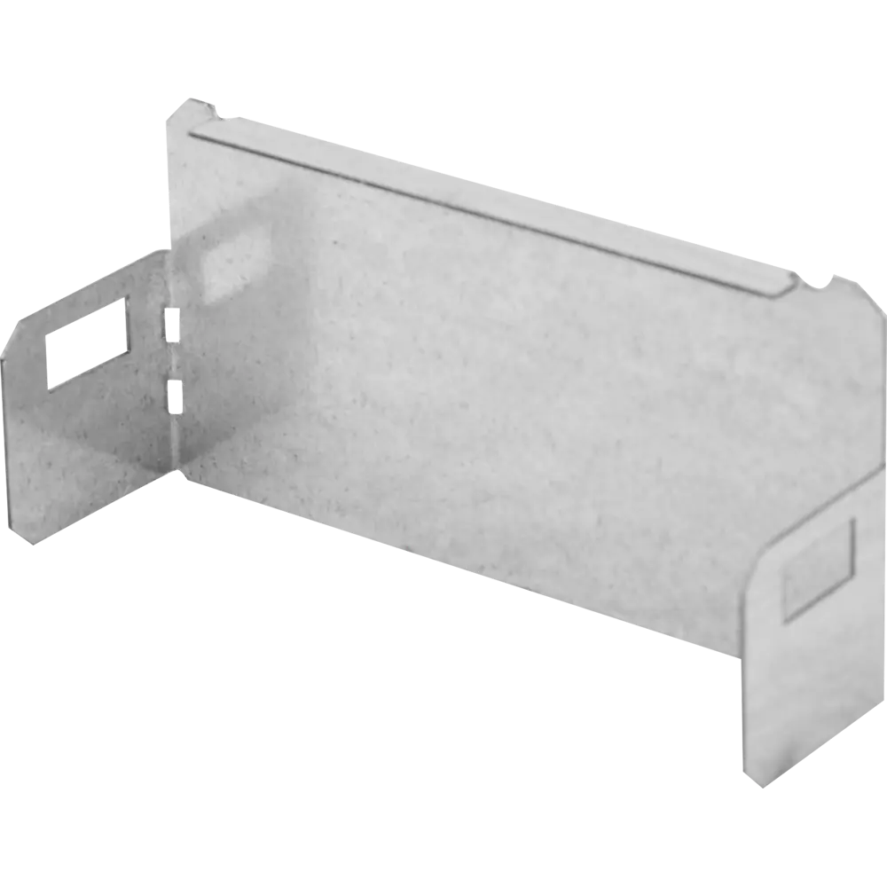 Заглушка для лотка торцевая TDM Electric 100x50 мм цвет серый STLM-2133519 - Вид №1