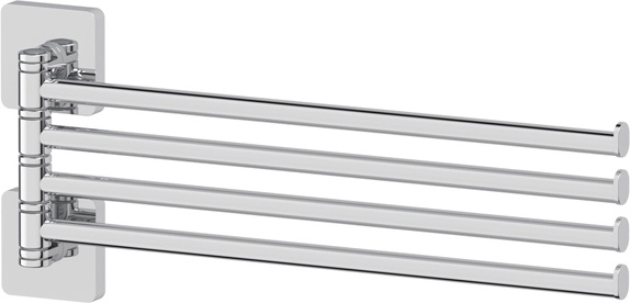 AVA 018 Держатель полотенец поворотный четверной 37 cm ELLUX Avantgarde