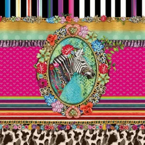 8-951-Melli-Mello-Zebra Фотообои Komar Vol.15 2.54х3.68 м