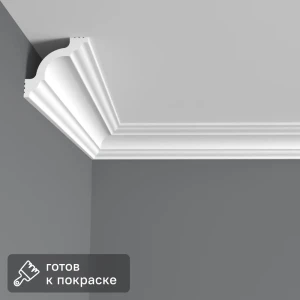 Плинтус потолочный полистирол Classic-3 белый 50x50x2000 мм 89366879 STLM-2083087