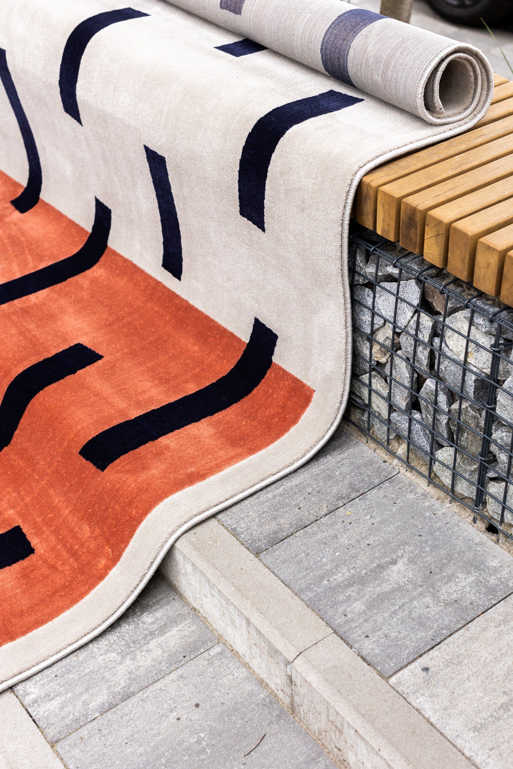 Прямоугольный ковер с рисунком из полипропилена Shishka Project FIJI 2 ARCH-00100586 - Вид №4