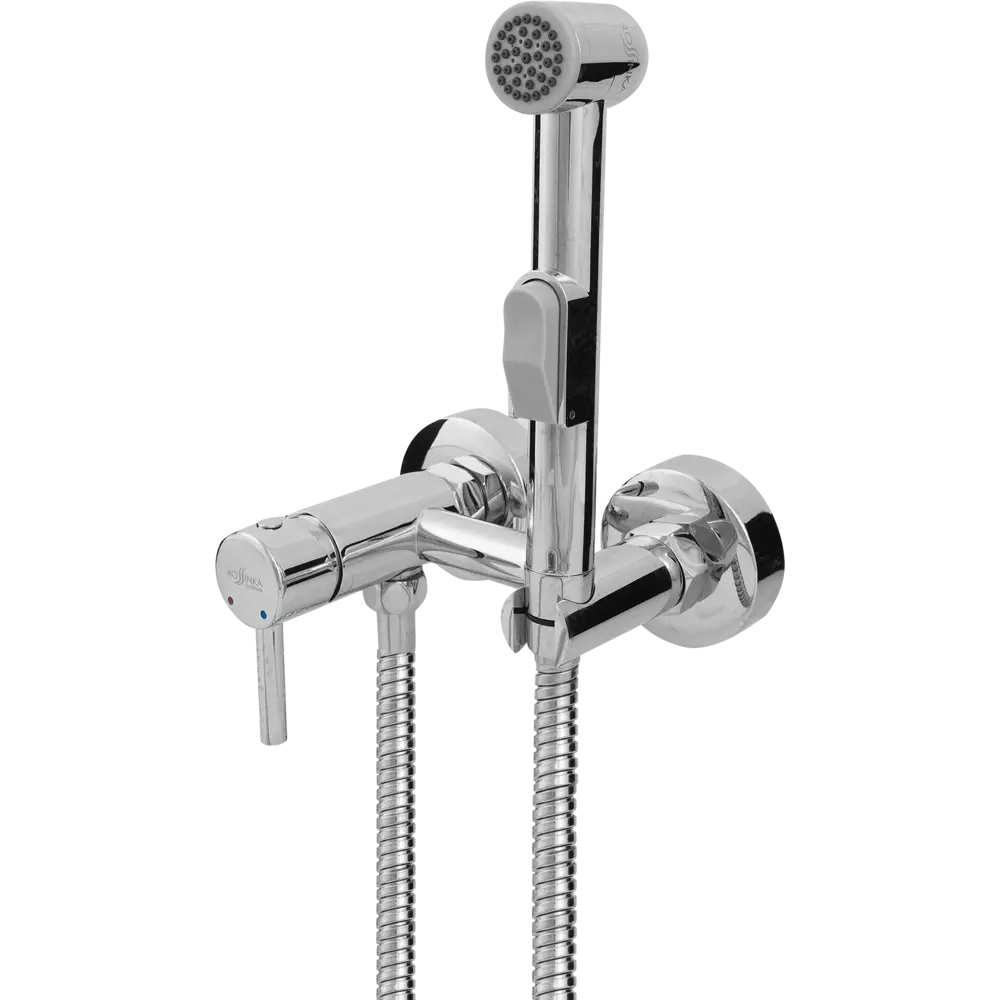 Смеситель Rossinka Silvermix LRX25-52 с гигиеническим душем цвет хром 82620107 STLM-2122610