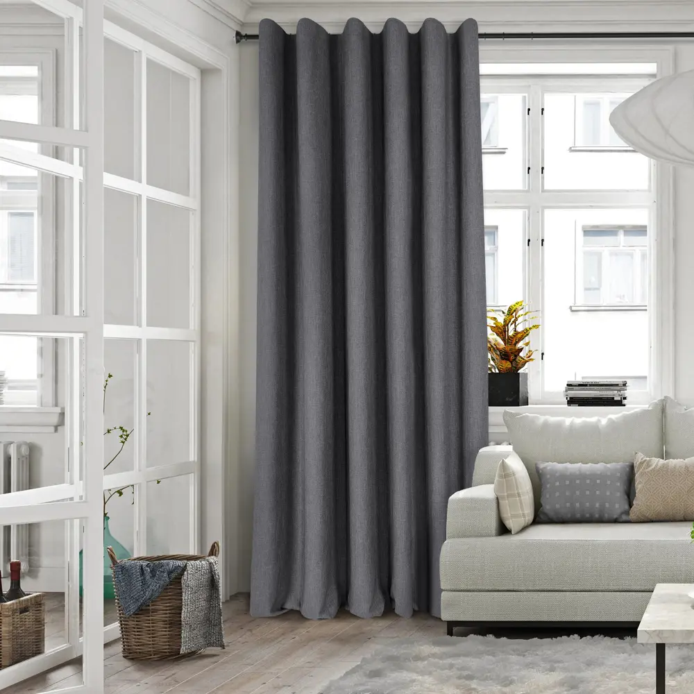 Ткань 1 м/п Maison 290 см цвет серый 84730223 STLM-2015275 Santreyd  - Вид №4