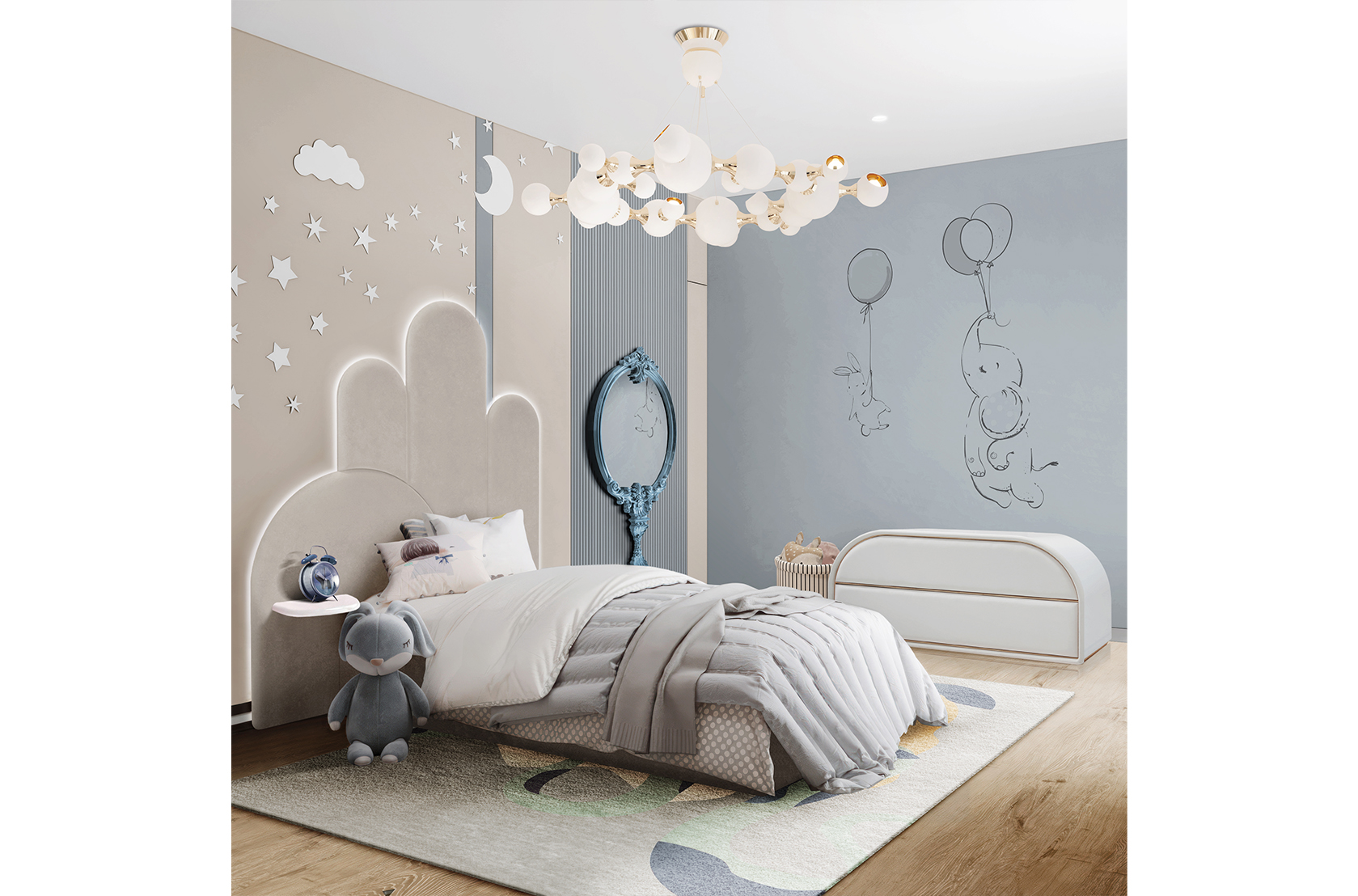 CIST775 Зеркала для детской Синий магический Circu  - Вид №4