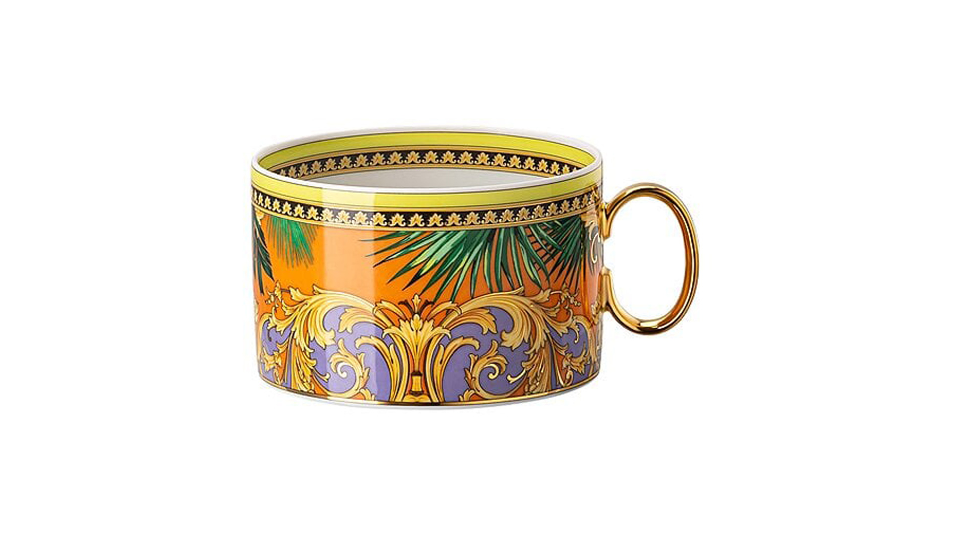 10662222 Rosenthal Versace Набор чашек чайных с блюдцами Rosenthal Versace Мир джунглей 200мл, фарфор, 6шт Фарфор  - Вид №2